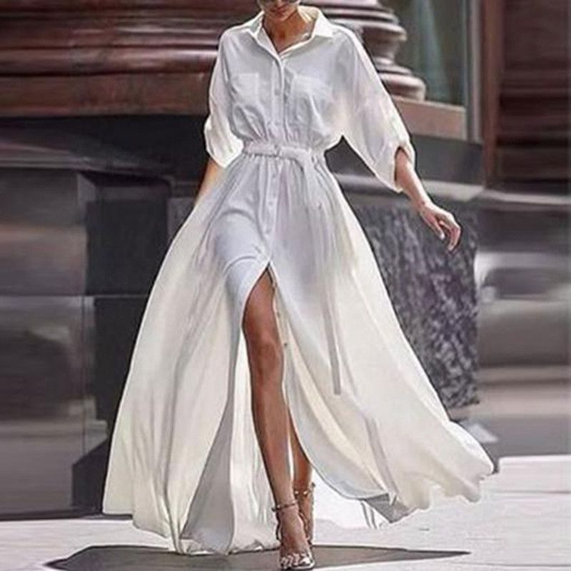 robe swing blanche