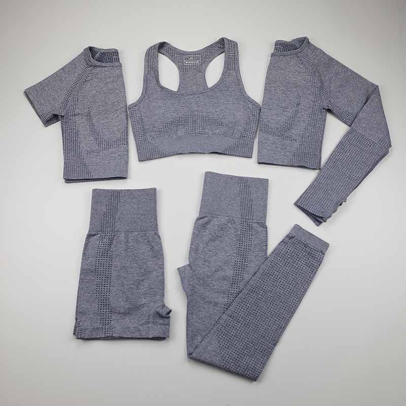 5piece blue gray set