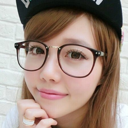 large circle frame glasses