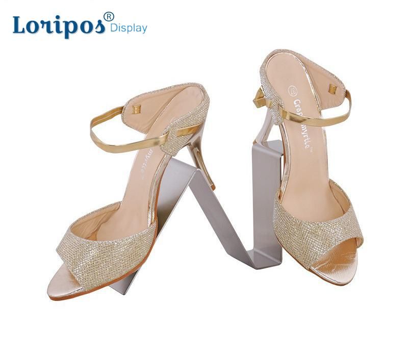 2019 Metal Shoe Bracket Display Rack Stainless Steel Commercial Women High Heel Sandal Shoes Display Stand Table Shelf Display Props From Lucindawu