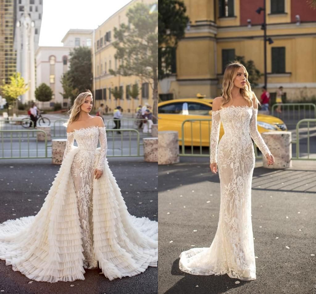 detachable off the shoulder sleeves for wedding dress