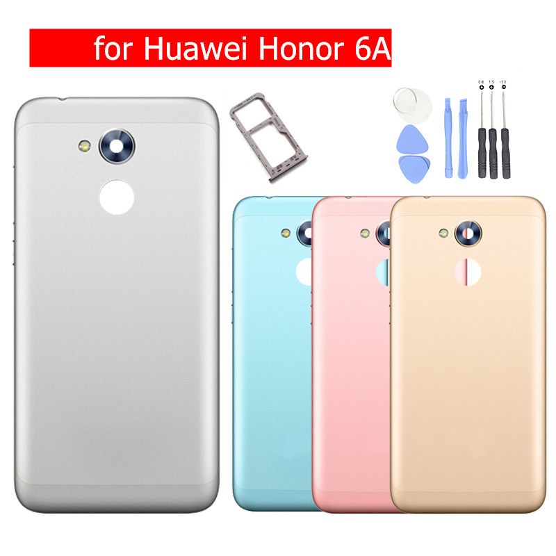 For Huawei Honor 6a Play Battery Back Cover Rear Housing Metal Rear Door Camera Glass Card Tray Holder Repair Spare Parts From Hongxuanstore005 11 98 Dhgate Com