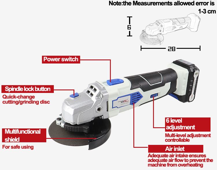 2020 Newone 12v Angle Grinder With 2000mah Lithium Ion M10 Cordless Power Tool Cutting And Grinding Machine Polisher For Home Diy T200602 From Xue009 47 39 Dhgate Com
