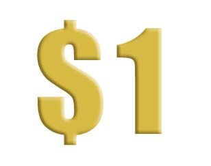 1 $