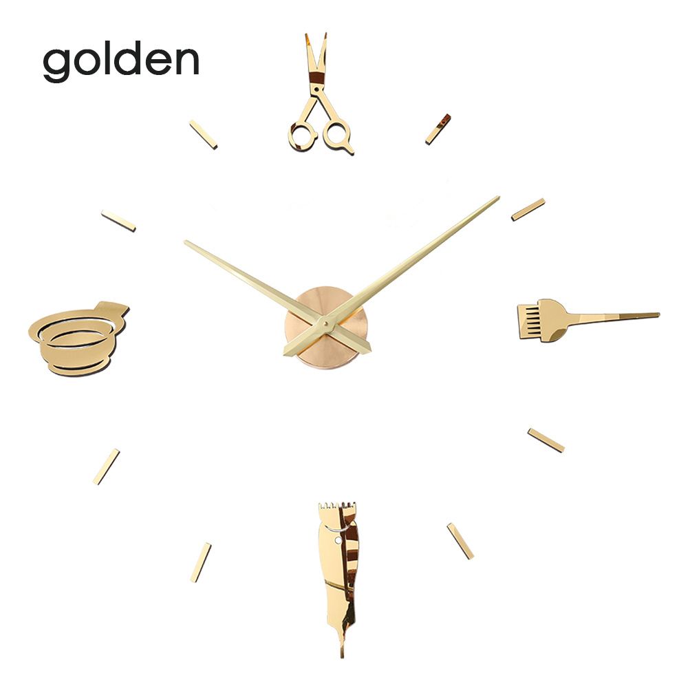 reloj de pared de oro-47inch