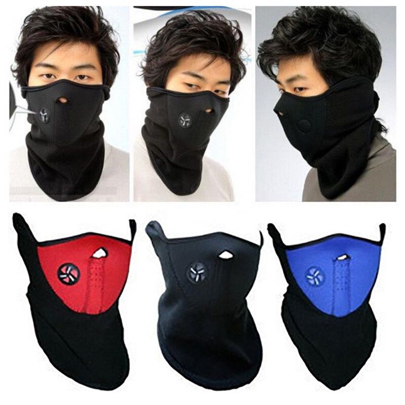 MAYOUTH Balaclava Protección UV Máscaras faciales para Ciclismo Deportes al Aire Libre Mascarilla Facial Transpirable 3pack Buen Regalo Gran Regalo