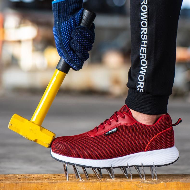 lightweight breathable safety shoes