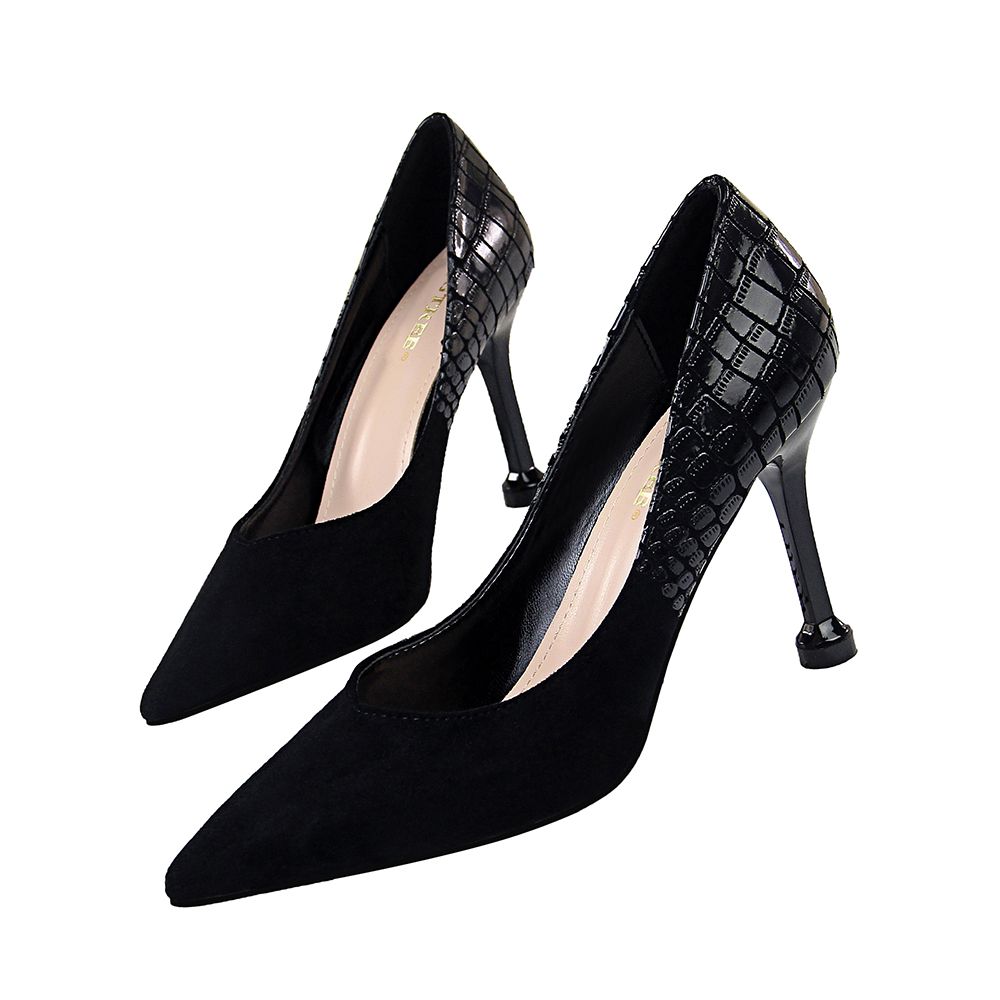 formal black heels for ladies