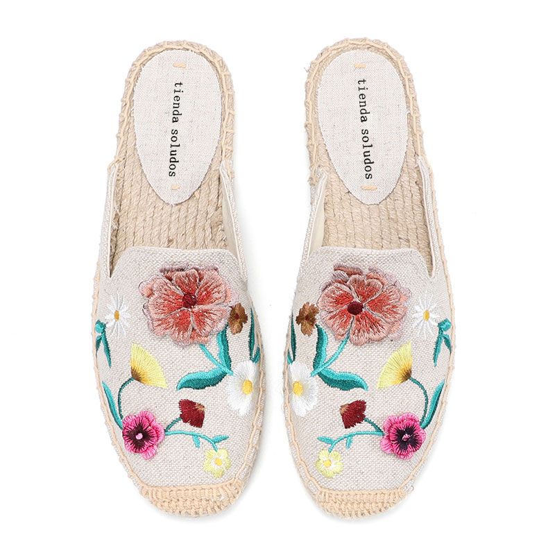 Slippers Tienda Soludos Mules Slides Shoes Women Espadrilles Sandals For Flat Womens Size From Clownie, $25.33 | DHgate.Com