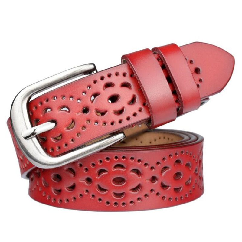 designer leather belts ladies