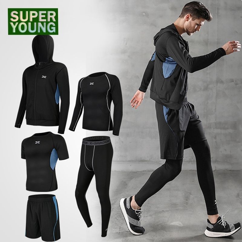Acheter Vêtements De Fitness Gym Wear Hommes Survêtement Sport Homme Running Shorts Combinaisons De Jogging Yoga Set Compression Séance Dentraînement Vêtements Sportswear # 786034 De 71,27 € Du Feiteng001 | DHgate.Com