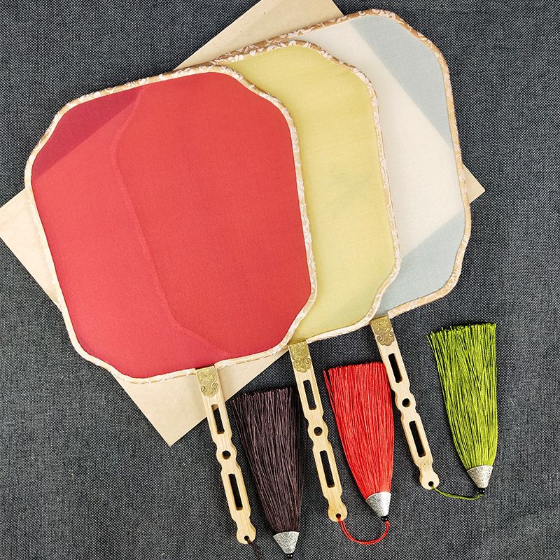 Grosshandel Bambus Wurzel Diy Blank Griff Fan Traditionelles
