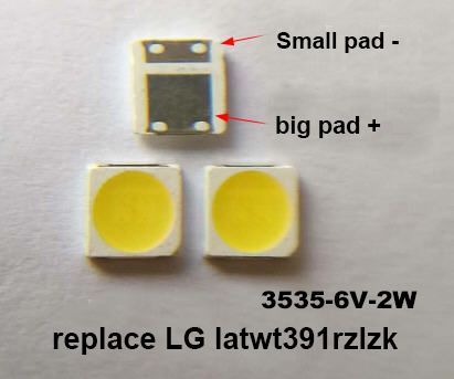 Polishing Missionary Excuse me NEW SMD LED 3535 6V Cold White 2W For TV/LCD Backlight Replace  LATWT391RZLZK Led Diode From Aurorl, $0.2 | DHgate.Com