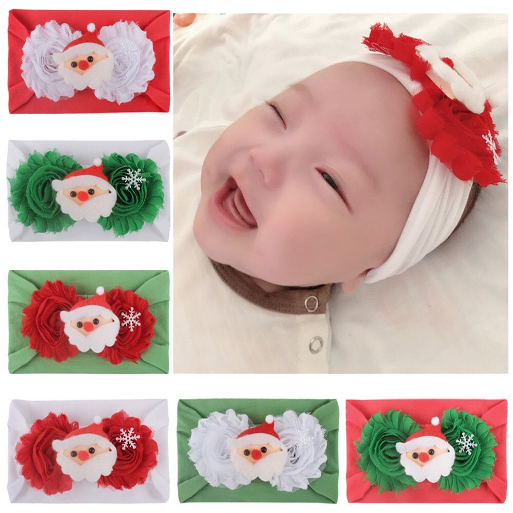 Baby Headband Christmas Hair Band Santa Claus Headwear Little Baby Fashion Hot Children Girl Hair Accessories Elastic Headbands Nylon Fabris Christmas Hair Accessories Kid Hair Accessories From Motherbaby888 0 86 Dhgate Com