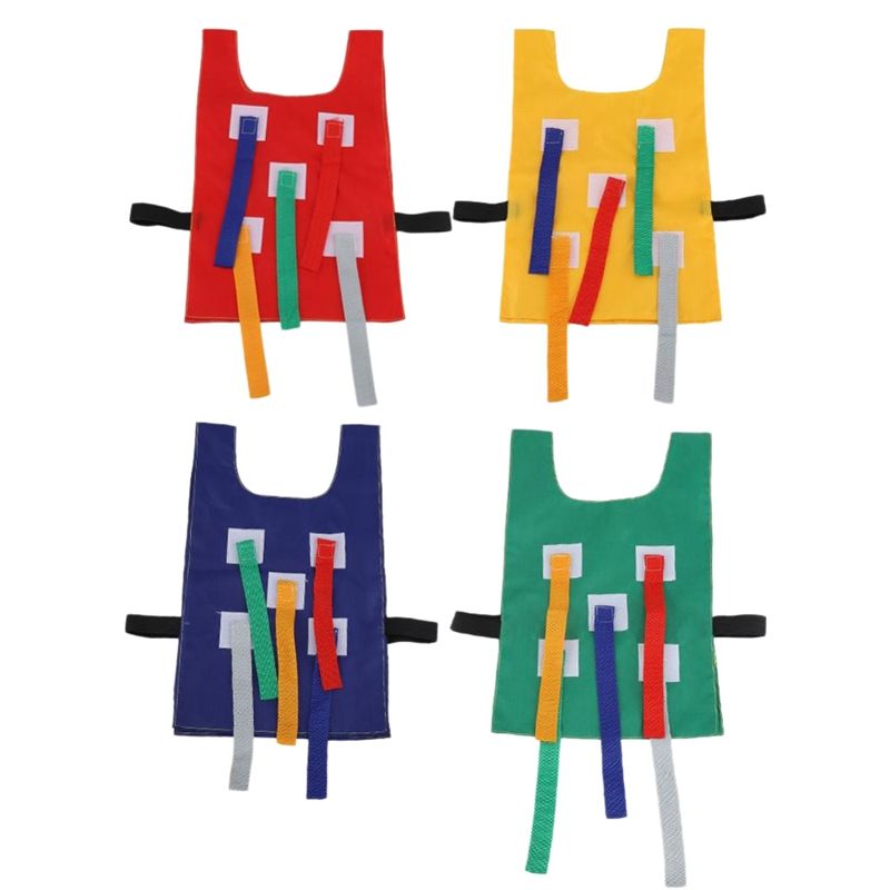 Pull Tails Game Vest Waistcoat for Kids Toddler Kindergarten Outdoor Play