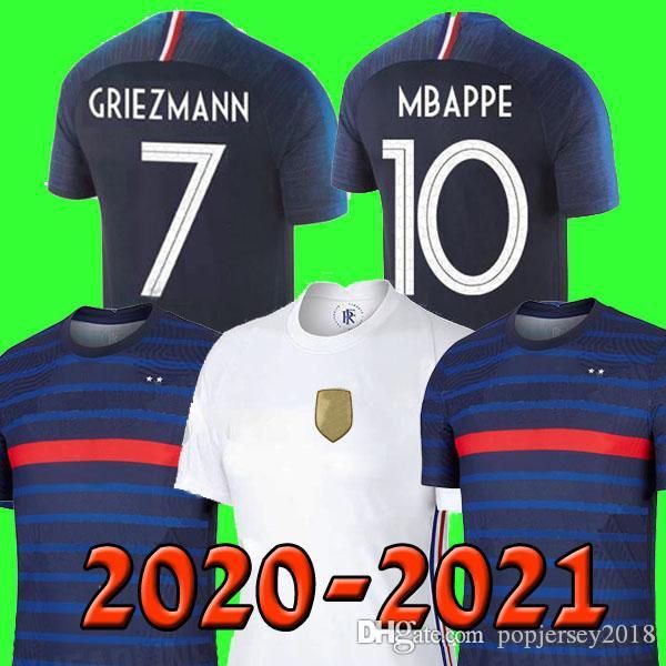 2021 Maillots De Football 2020 2021 MBAPPE GRIEZMANN KANTE ...