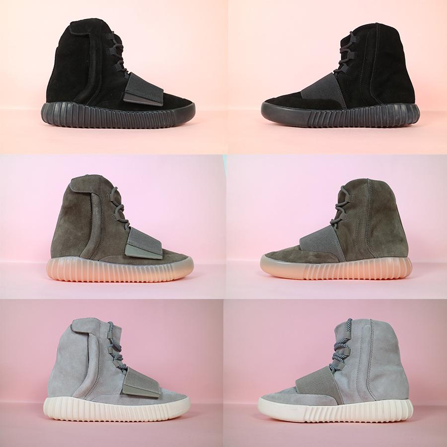 K b Kvinder Yeezy 750 boost dunked and immediately in chocolate