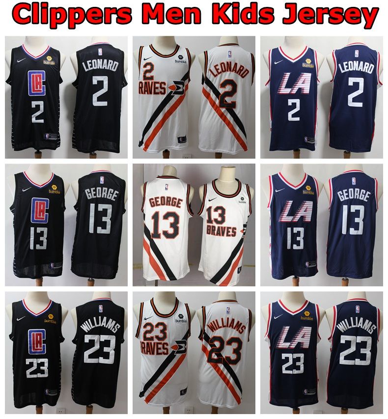 clippers jersey kids