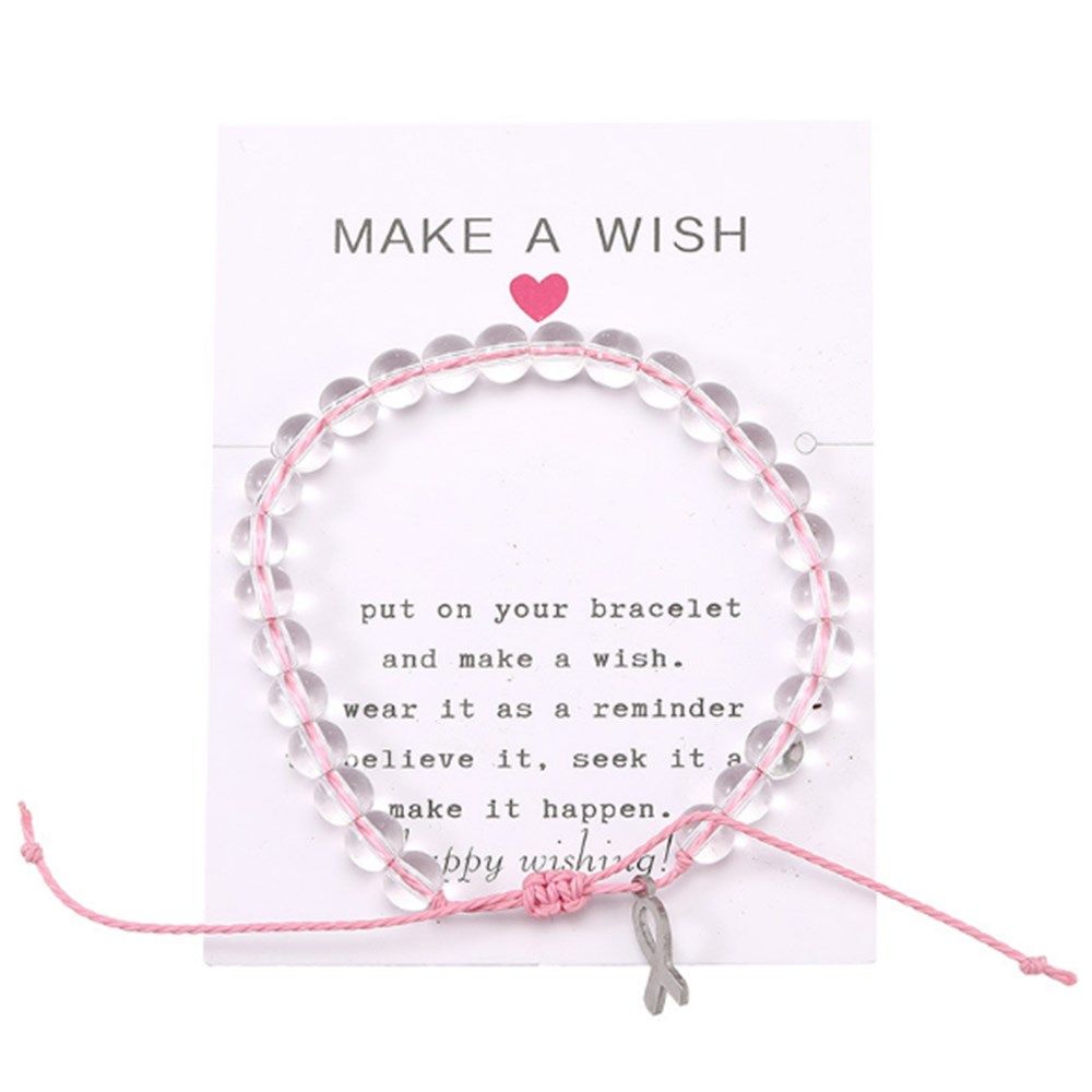 orden Mimar Rítmico Conciencia del cáncer de mama 2020 Nueva pulsera de abalorios para pulseras regalo de las mujeres orden Mimar Rítmico Conciencia del cáncer de mama 2020 Nueva pulsera de abalorios para pulseras regalo de las mujeres
