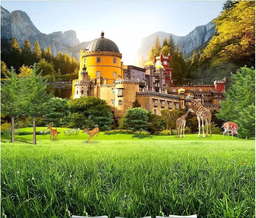 3d room wallpaper custom photo non-woven mural Ultra HD Dream World Castle Wonderland Living Room 3d room wallpaper custom photo non-woven mural Ultra HD Dream World Castle Wonderland Living Room