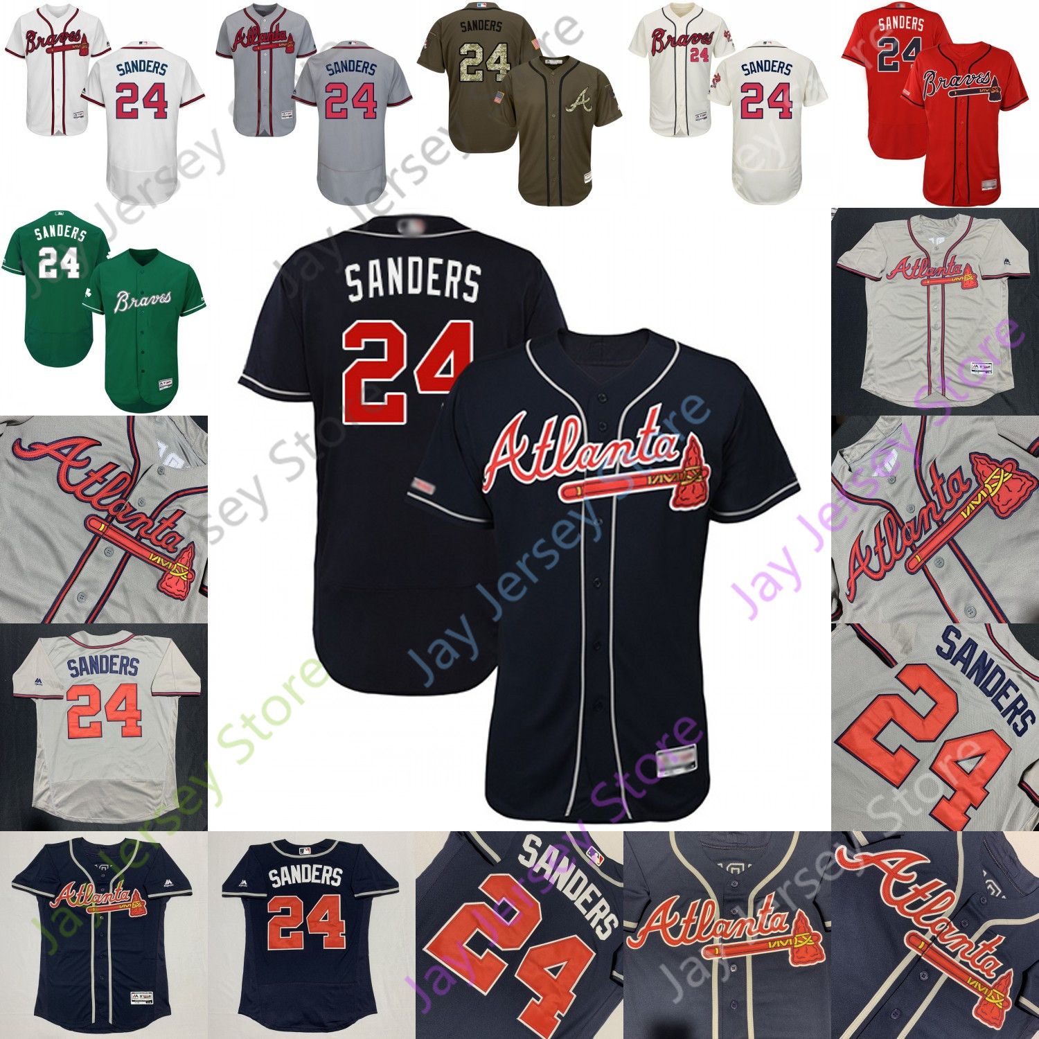 deion sanders jersey baseball