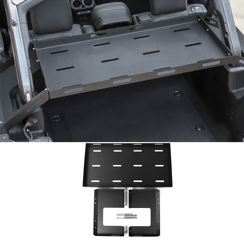 wowowa Porte-Bagages arrière en Fer Porte-Bagages de Coffre arrière Porte-Bagages pour Jeep Wrangler JK JL 2007-2019 