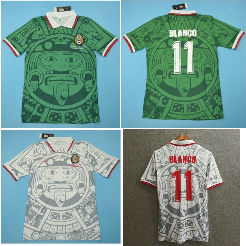 mexico 1998 home retro jersey