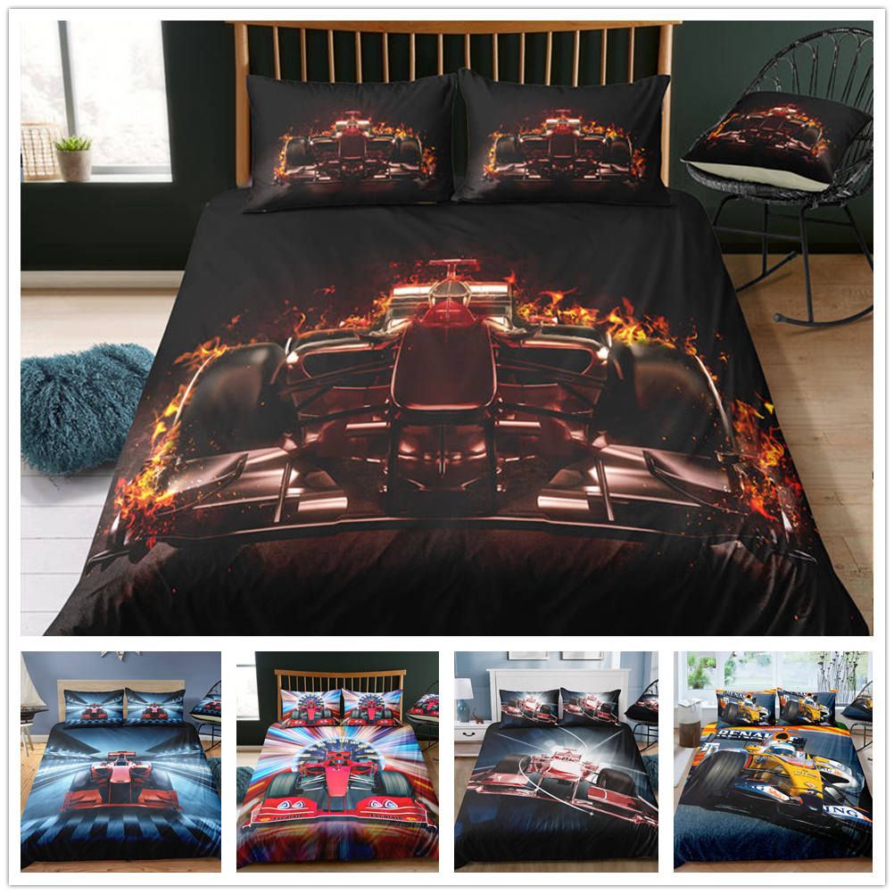 race car twin bedding set