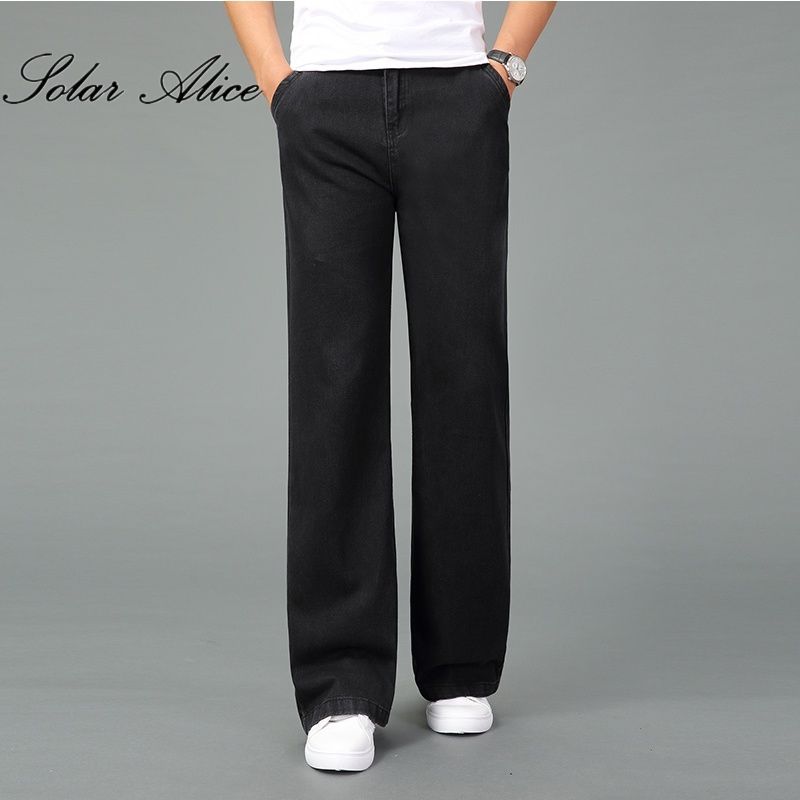 plus size black wide leg jeans