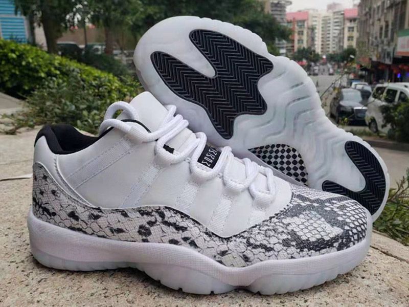 gray snakeskin 11s