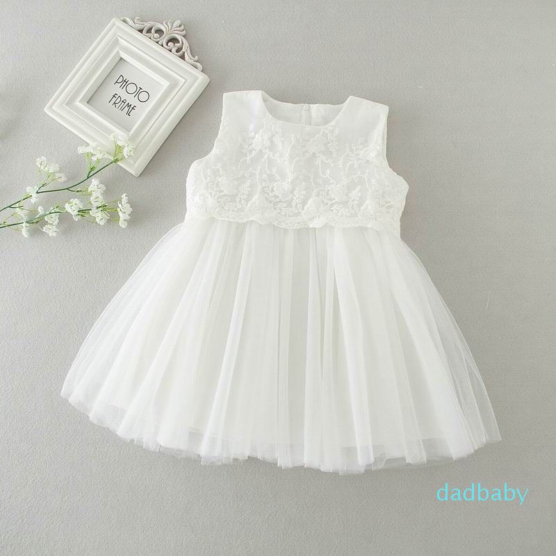 white newborn gown