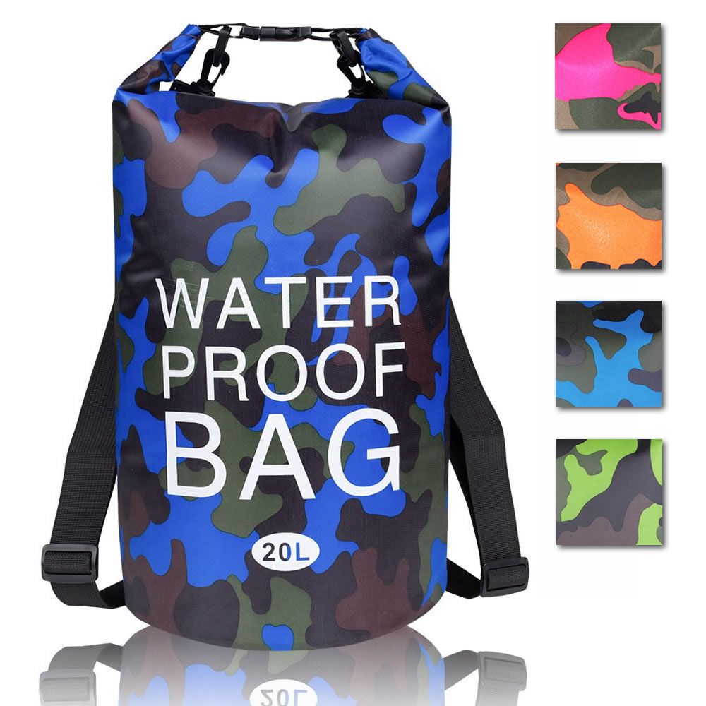 Best Waterproof Camouflage Dry Bag Camo Compression Sack 2/5/10/20L
