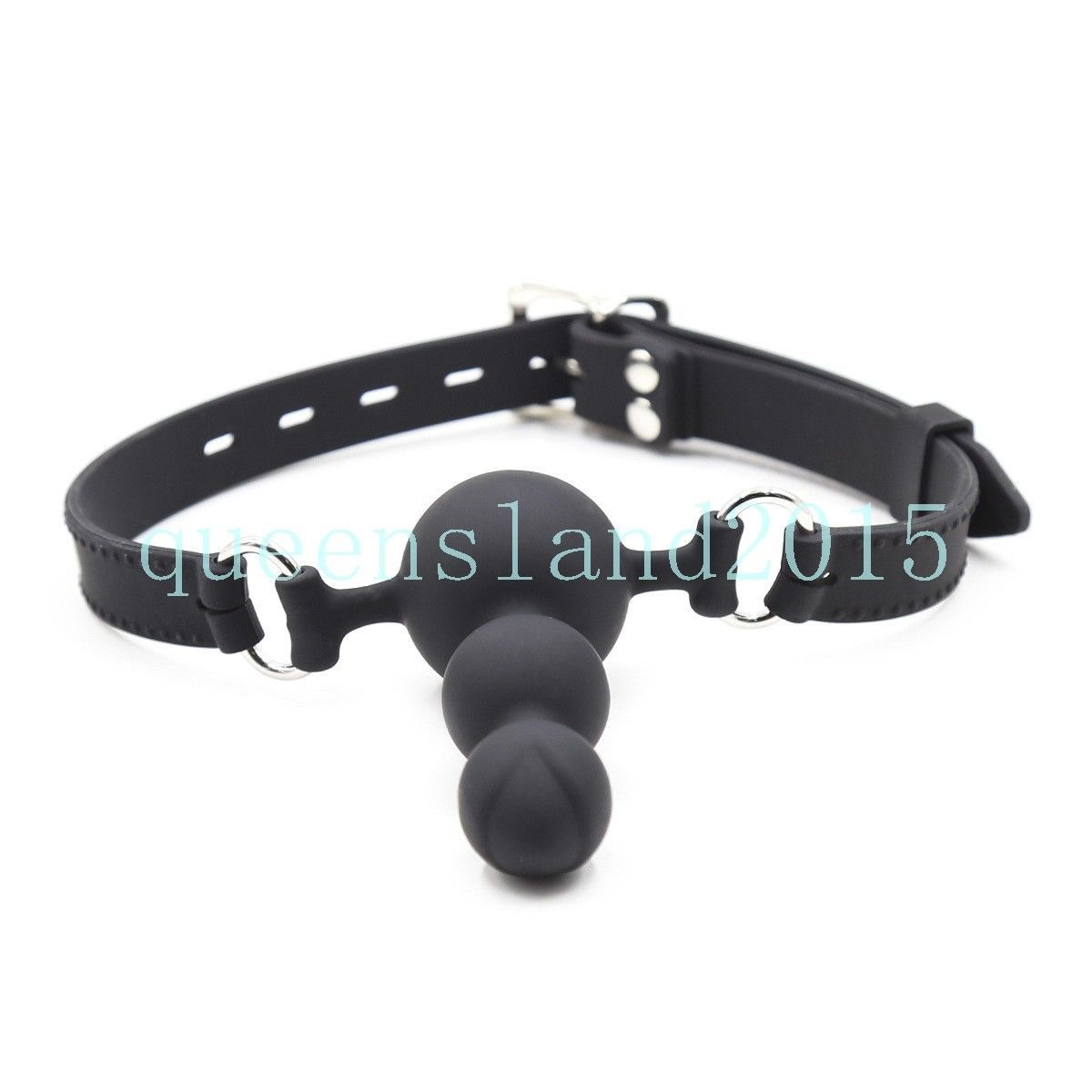 Bondage Body Safe Silicone Mouth Gag Bead Adjustable Leather Belt Strap  Couple Game Fun #R45 From Zgmtai, $7.12