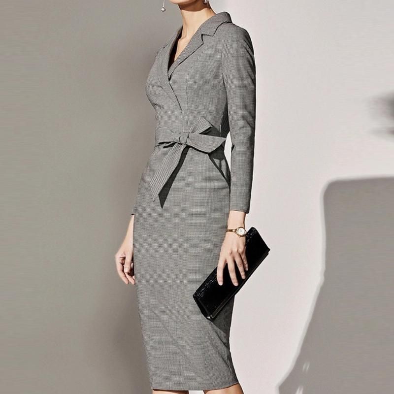 knee length blazer dress