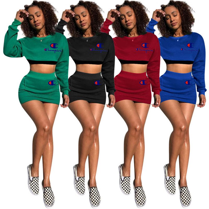champion 2 piece skirt set