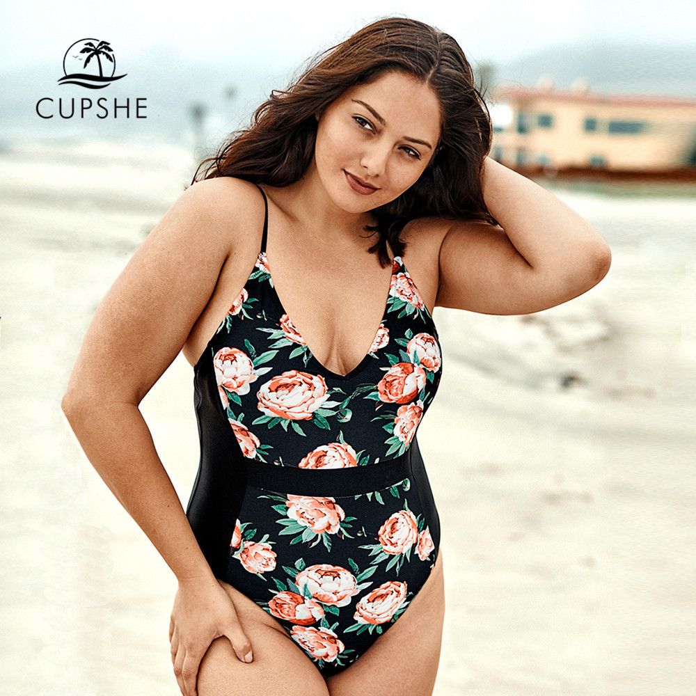 cupshe bathing suits plus size