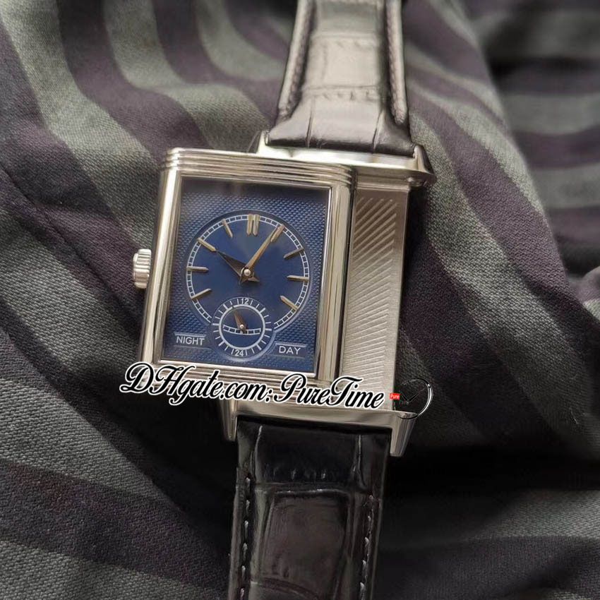 Acquistare MGF Reverso Tribute Duoface 398258J JLC 854A / 2 Automatic Mens  Orologio In Acciaio Caso Blu Quadrante Bianco Cinturino In Pelle Nera Nuovo  Puretime 01e5 Economico | Consegna Veloce E Qualità | DHgate Italy