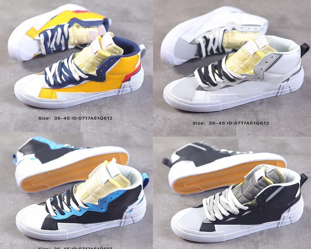 sacai white black legend blue