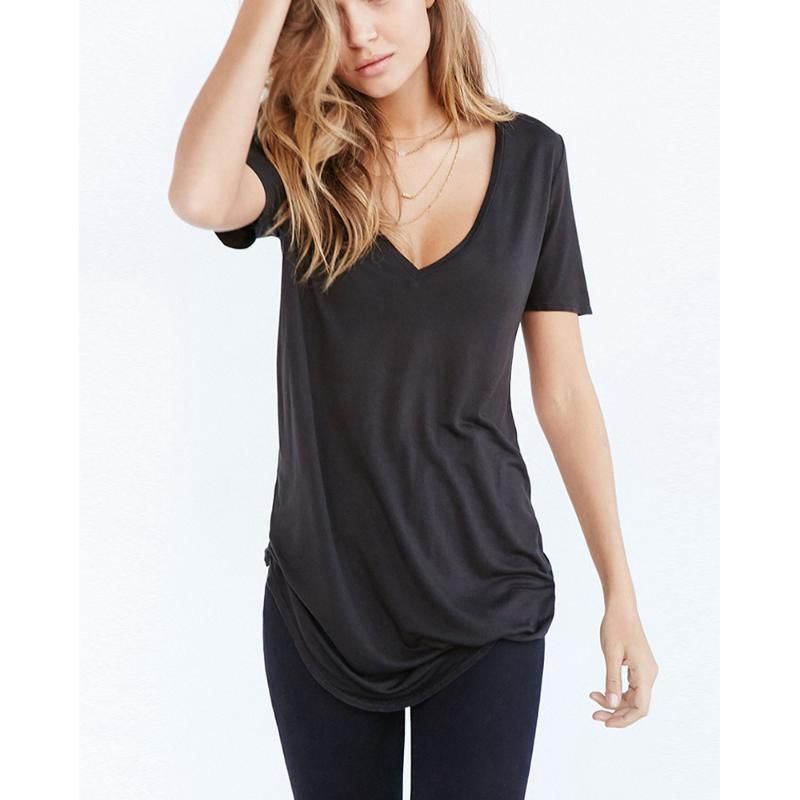 long baggy t shirts women's