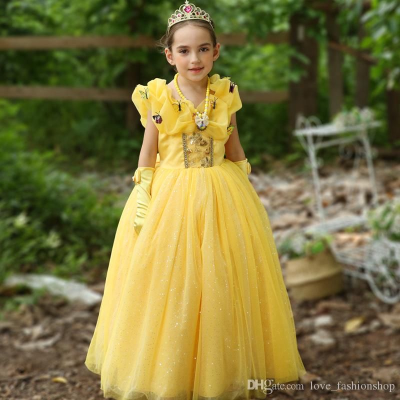 yellow color dress for girl