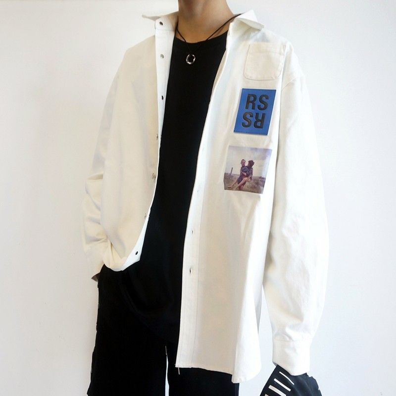 white denim shirt mens