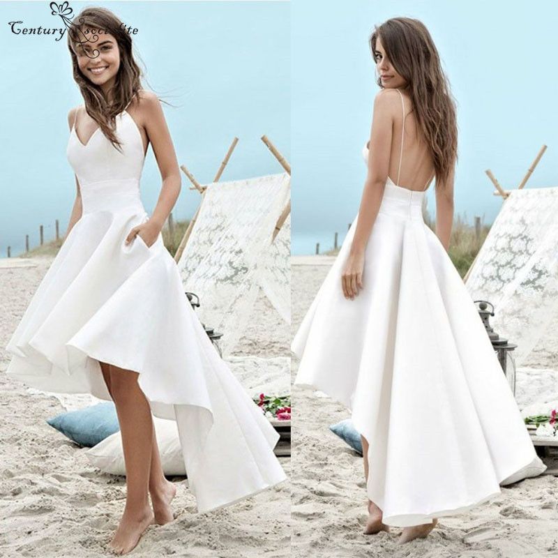 casual wedding dress with pockets