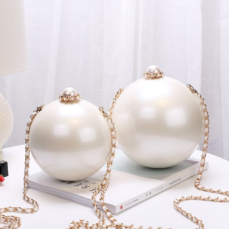 spherical clutch bag