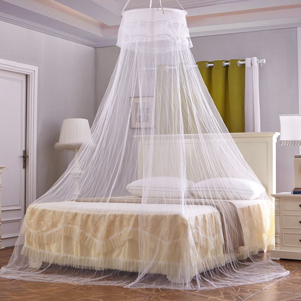 white mosquito netting