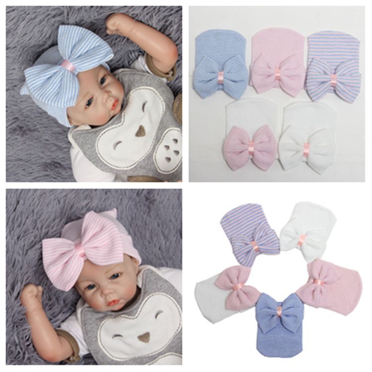 newborn hats with big bows