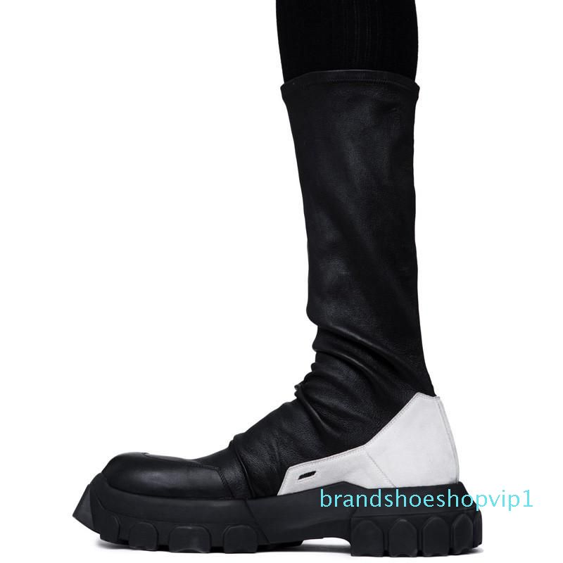 mens black tall boots
