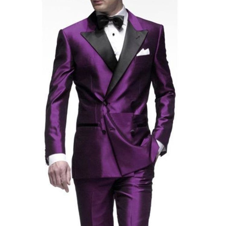Acquistare Di Alta Qualità Due Pulsanti Smoking Dello Sposo Fucsia Picco  Bavero Abiti Da Uomo Abiti Da Sposa / Ballo / Cena Miglior Uomo Giacca  Giacca + Pantaloni Economico | Consegna Veloce