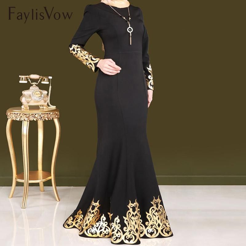 abaya black and gold