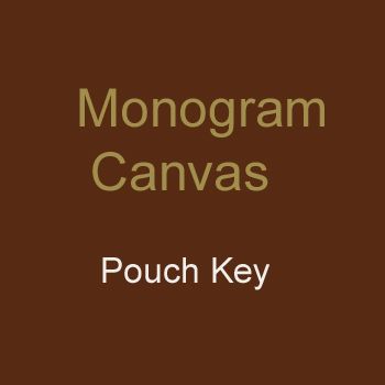 Mono Gram Pouch Key