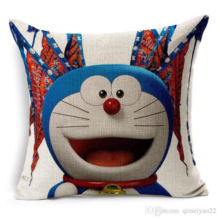 doraemon pillow cover